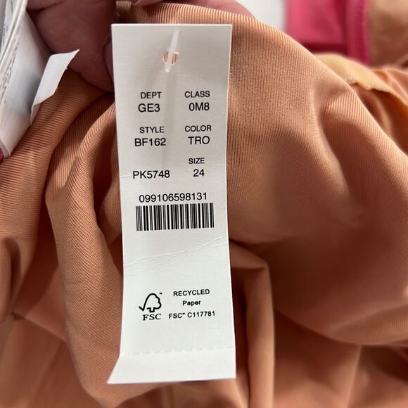 J.Crew Pink one piece Swimsuit NWT size 24 - Picture 12 of 16